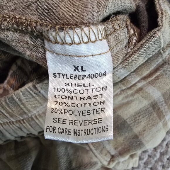 Oli & Hali XL Pleated Plaid Cropped Harem Pants Baggy Wide Leg Boho Cottagecore - Picture 7 of 7